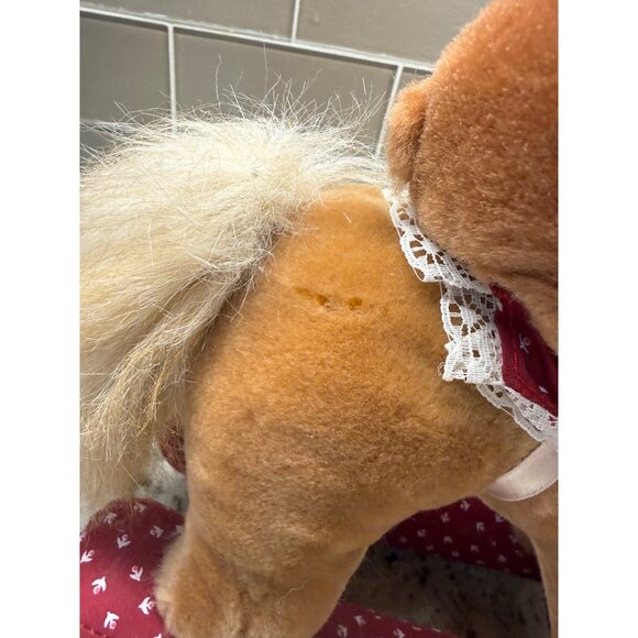 VTG Dakin Bear & Friend Horse Plush Rocker Toy 1985 Americana Collectible gift - Picture 4 of 11